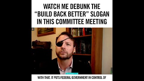 Dan Crenshaw Reveals What 'Build Back Better' Actually Means