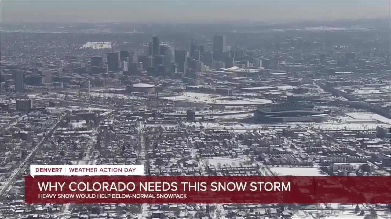 Heavy snow is in the forecast. Here's why Colorado needs it