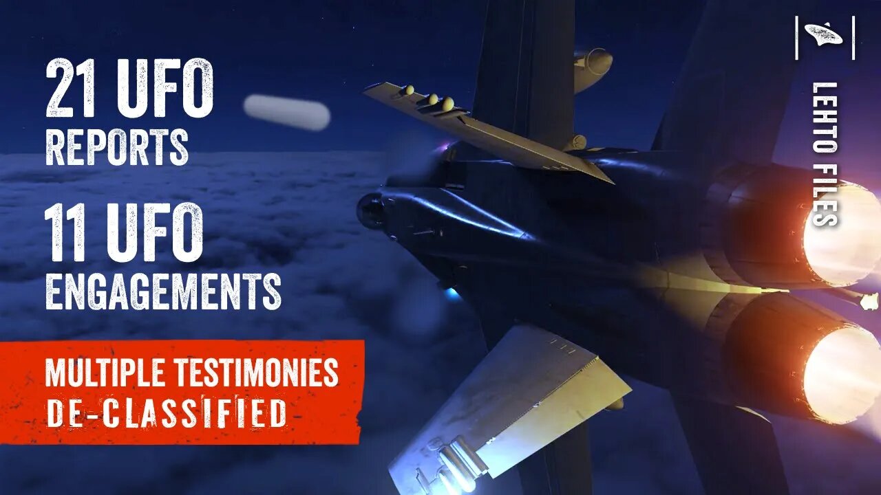 11 US Fighter engagements with UFOs off the US East Coast released