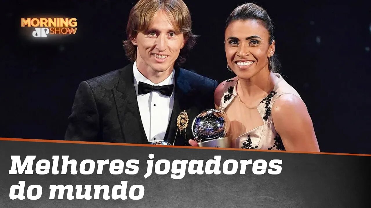 Marta e Modric são eleitos os melhores jogadores do mundo