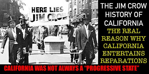 REPARATIONS : CALIFORNIA WAS NOT ALWAUS A PROGRESSIVE STATE SO THIS HISTORY NEEDS TO BE COVERED UP