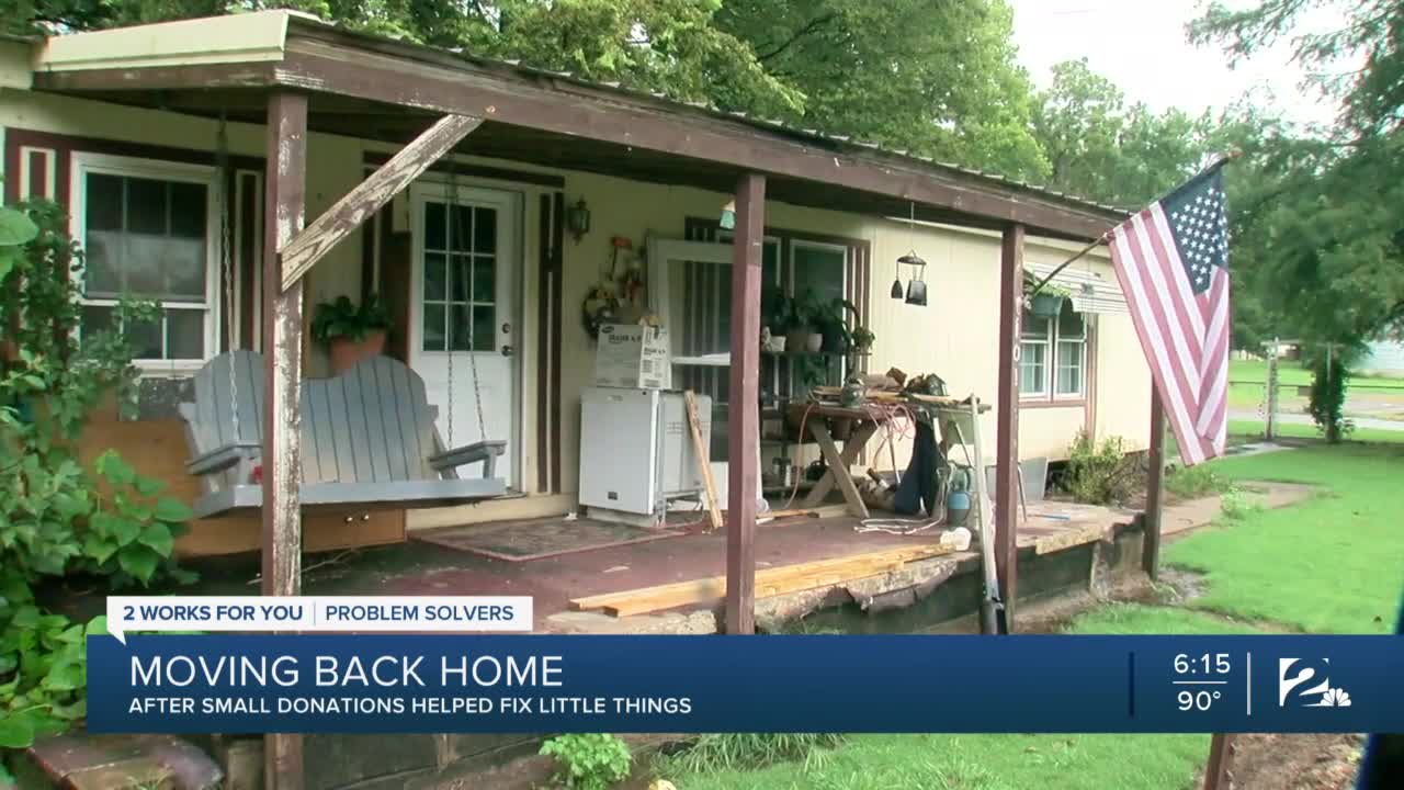 Webbers Falls family finally back home after 2019 floods