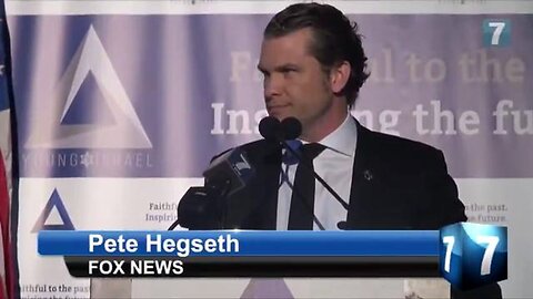 Aaaand this is Peter Hegseth, Trump's new Secretary of Defense....