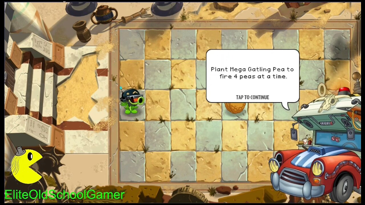 Plants vs Zombies 2 - Epic Quest - Seedium Plant Showcase - Mega Gatling Pea - July 2023