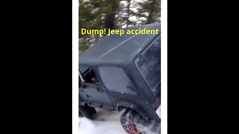 Dump⚠️Jeep accident