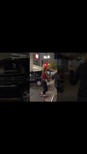 Security Checkpoint During Joe Biden's Visit To Portland