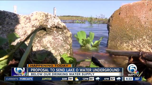 Proposal would send Lake Okeechobee water discharges underground