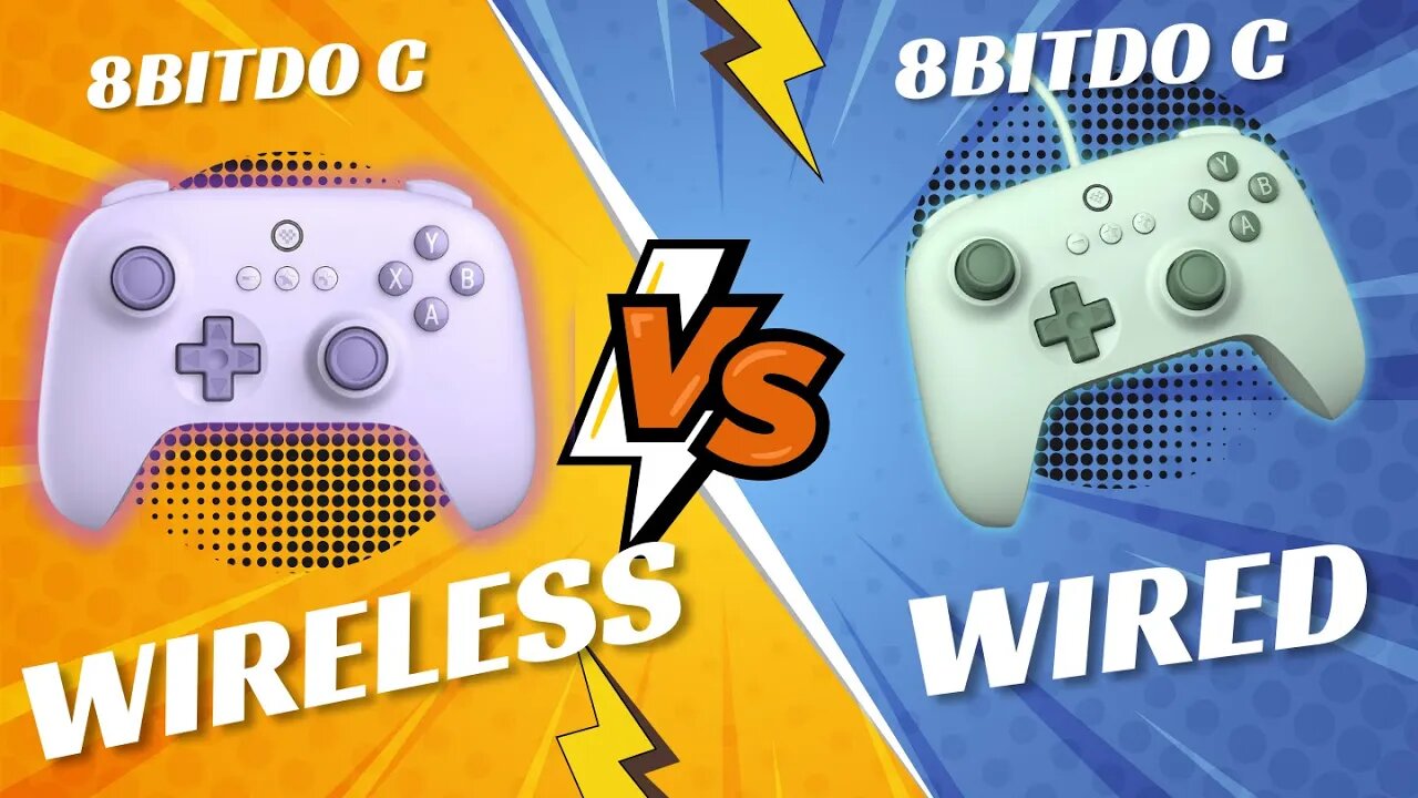 8BITDO Ultimate C Wired vs. Wireless: The Ultimate Controller Showdown! Review