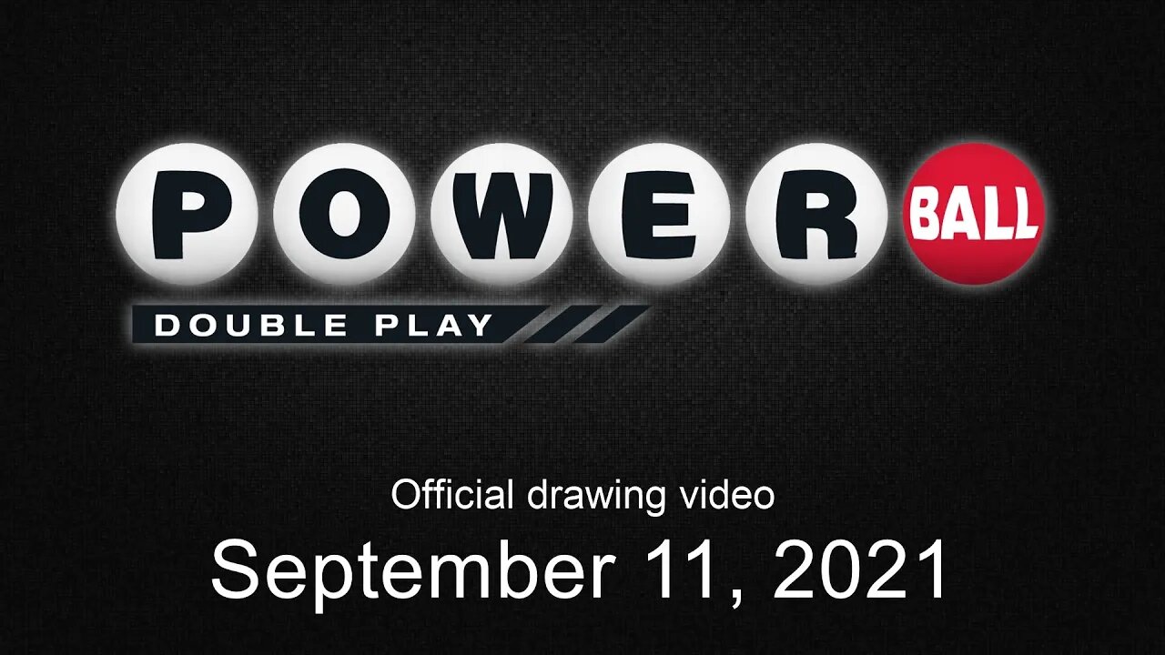 Powerball Double Play drawing for September 11, 2021