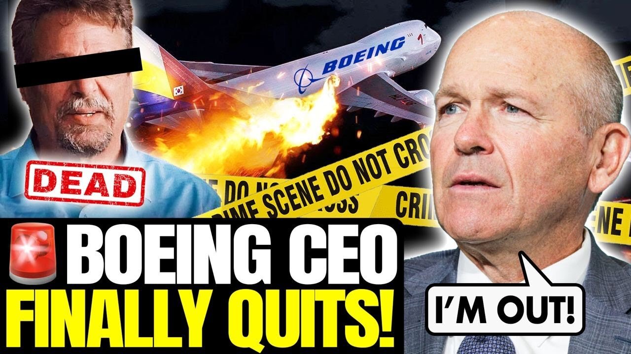 🚨 BOEING CEO FIRED AFTER PLANE CRASHES, MYSTERIOUS WHISTLEBLOWER DEATH | EXECUTIVE TEAM GUTTED