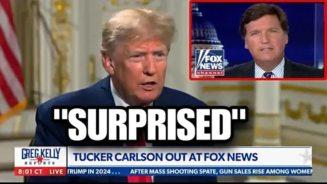 Donald Trump REACTS to Tucker Carlson getting FIRED from FOX! *SHOCKING*