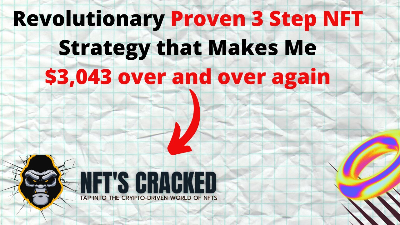 NFTS CRACKED |Revolutionary Proven 3 Step NFT Strategy that Makes Me