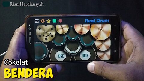 COKELAT - BENDERA | REAL DRUM COVER