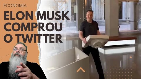 FINALMENTE, após MESES de SUSPENSE, ELON MUSK compra o TWITTER e já fala em NOME da EMPRESA