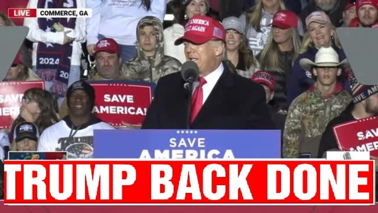 PRESIDENT TRUMP AT THE REMOVE CORRUPTION FROM GEORGIA RALLY (3/26/22)