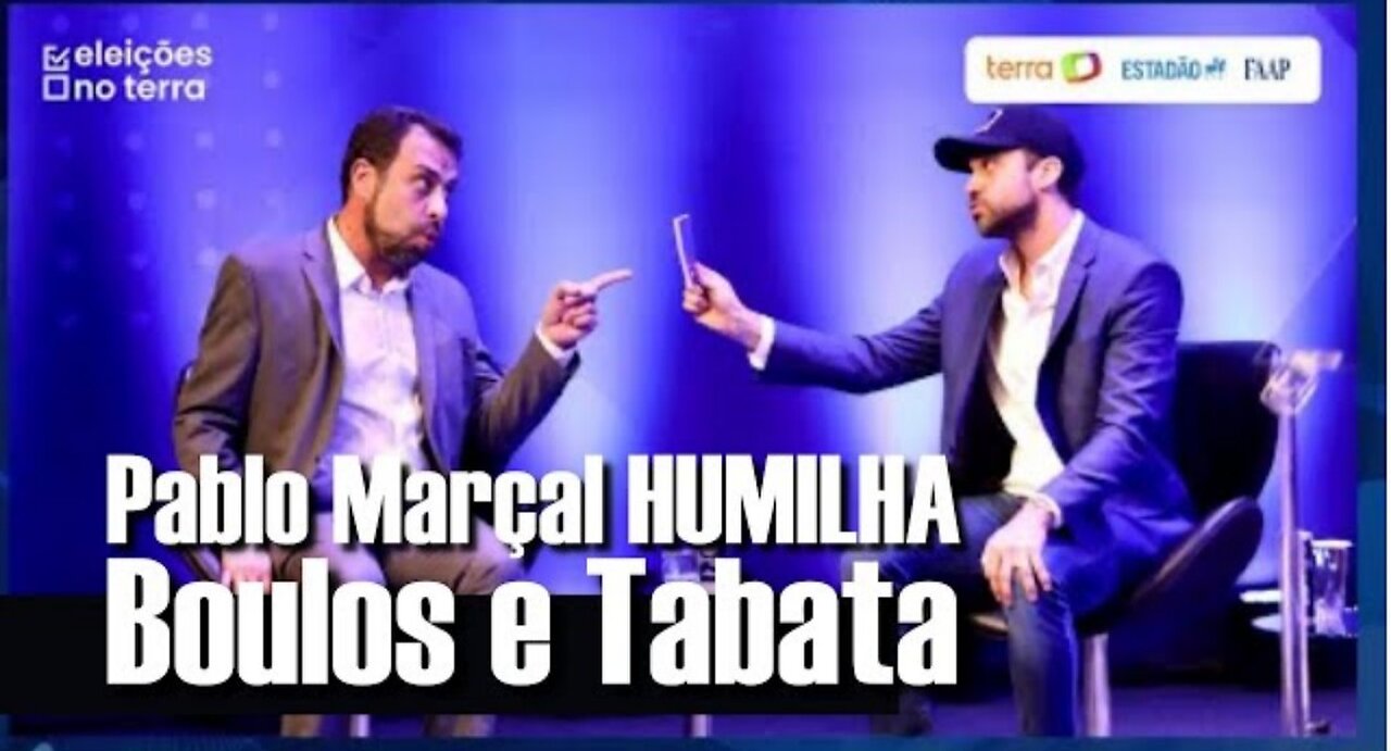 Pablo Marçal HUMILHA Guilherme Boulos e Tabata em debate 😂😂😂😂