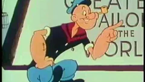 Popeye The Sailor Big Bad Sinbad (1952) #cartoon