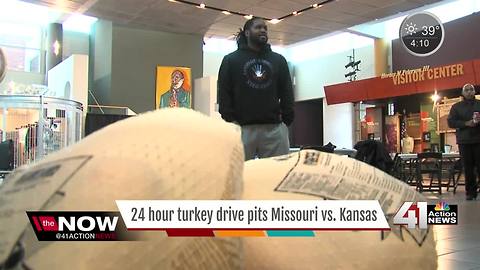 24-hour turkey drive pits MO against KS