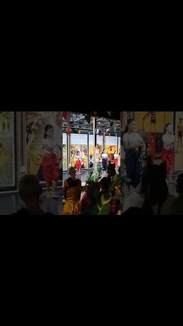 Pre-show at the Phare Cambodian Circus!