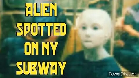 VIRAL ALIEN SPOTTED ON SUBWAY IN NEW YORK #somepeopleabouttocroaknews