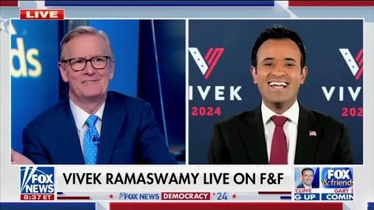 Vivek Ramaswamy on Fox & Friends with Steve Ducey 7.27.23