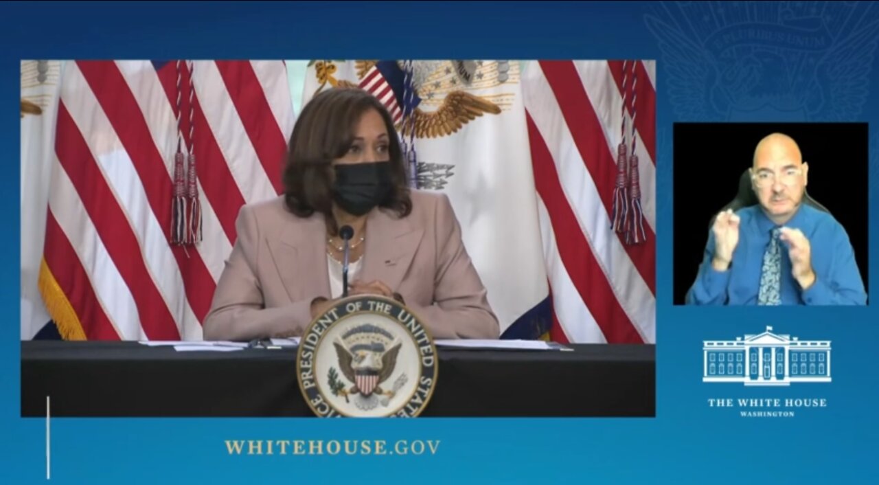 LIVE: VP Harris hosting roundtable...