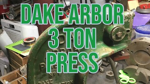 Dake 3 Ton Arbor Press - Used Professionally lol - DAKE n Bake