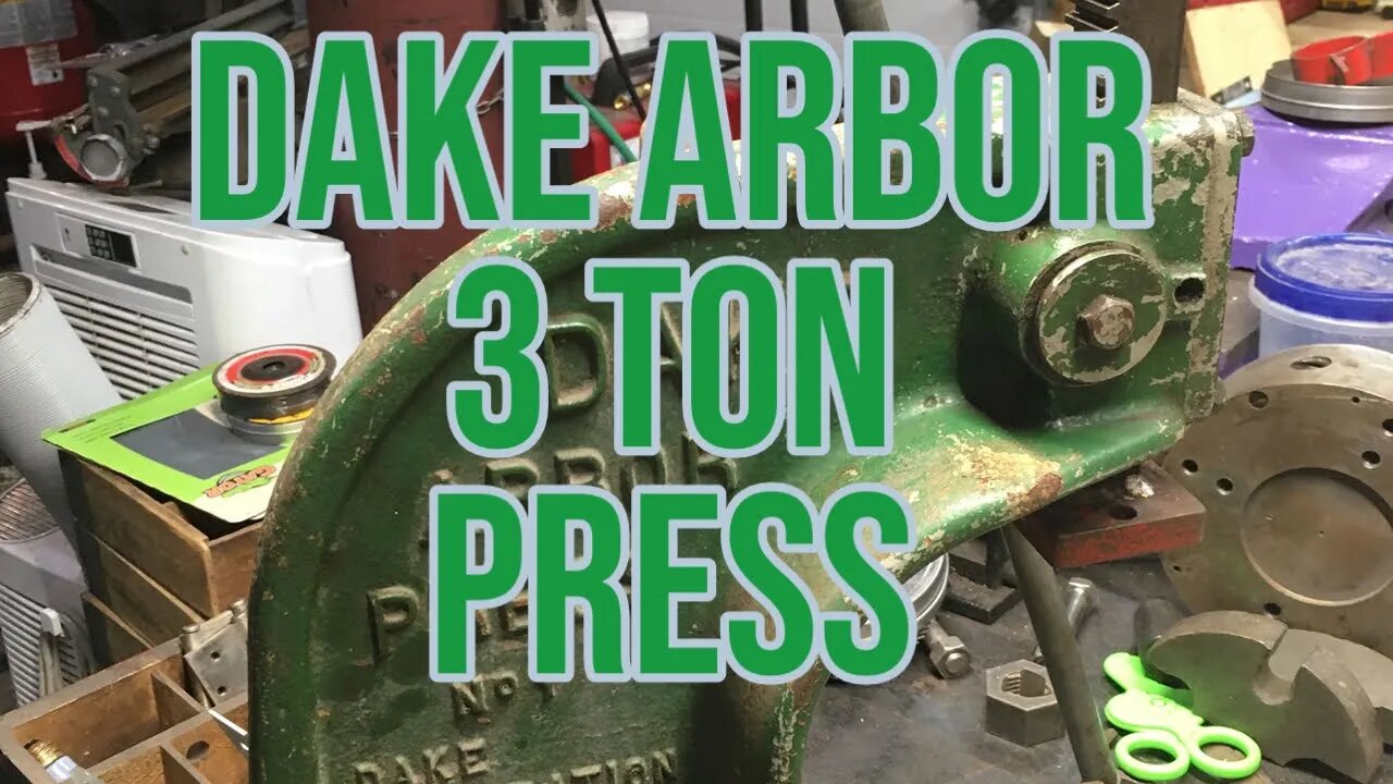 Dake 3 Ton Arbor Press - Used Professionally lol - DAKE n Bake