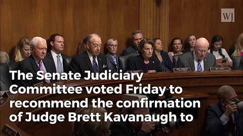 Breaking: Senate Judiciary Committee Votes Kavanaugh Through, Flake Throws a Wrench