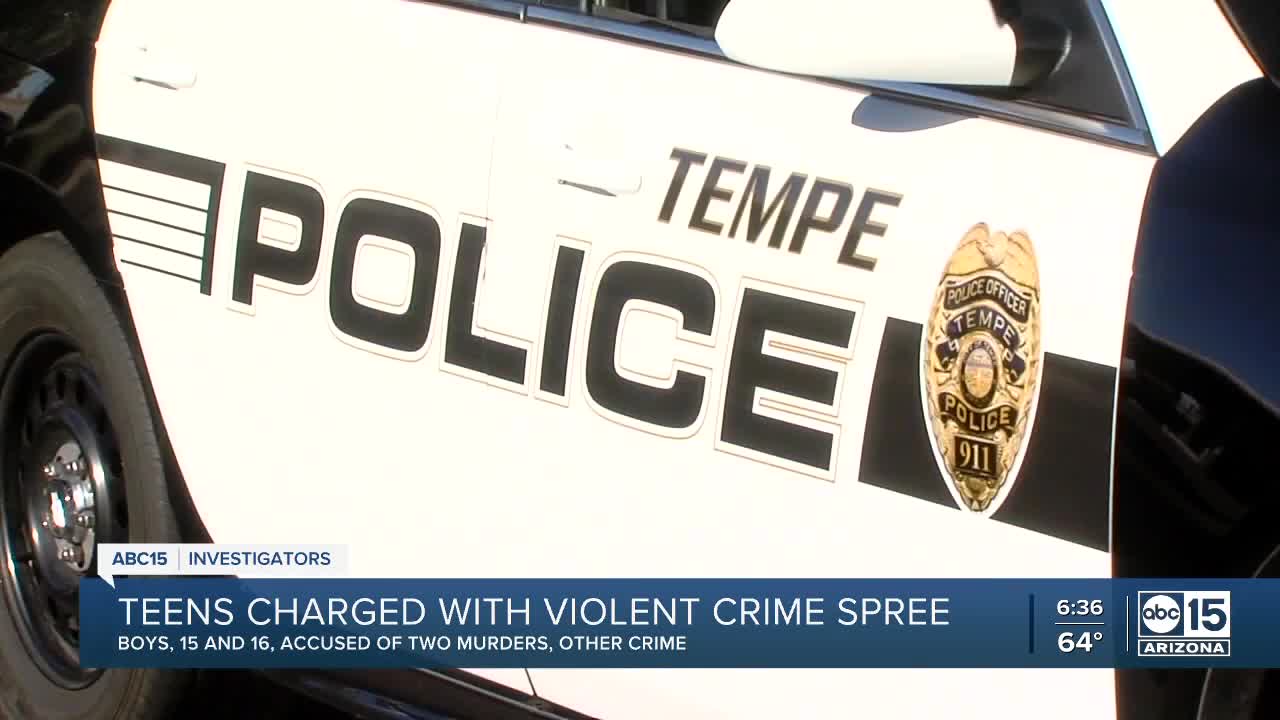 Teens charged with violent crime spree