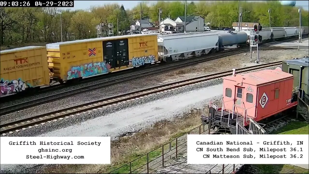 BCOL and CN Dash 8's from Indiana to Iowa on April 28, 29 and 30, 2023