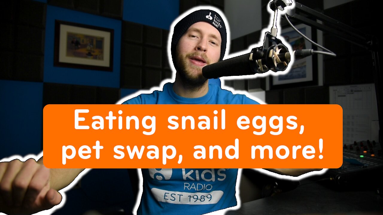 Meals from snail eggs, pets swap houses for a weekend, and more!