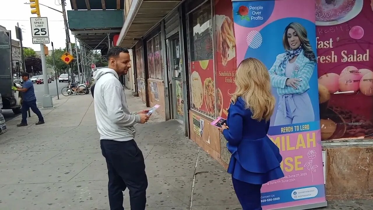 The Early Voting with NYC city council District 42 Candidate Jamiliah Rose 6/21/23 #gotv #nyc