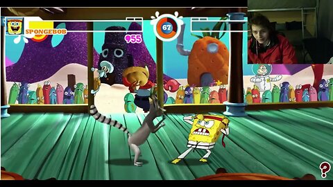 Julien VS SpongeBob SquarePants In A Nickelodeon Super Brawl Summer Battle With Live Commentary