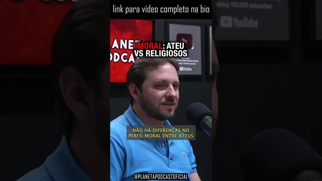 “A GENTE PRECISA DE DEUS PRA AGIR CORRETAMENTE?” com Daniel Gontijo | Planeta Podcast #shorts