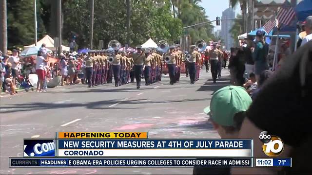 Coronado residents wait for hours for parade spot