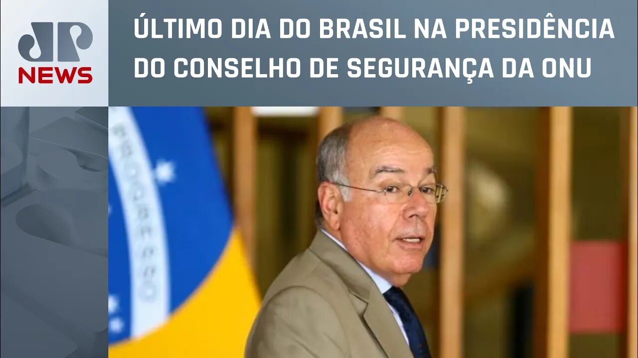 Mauro Vieira: “Brasil defende pauta humanitária na guerra entre Israel e Hamas”