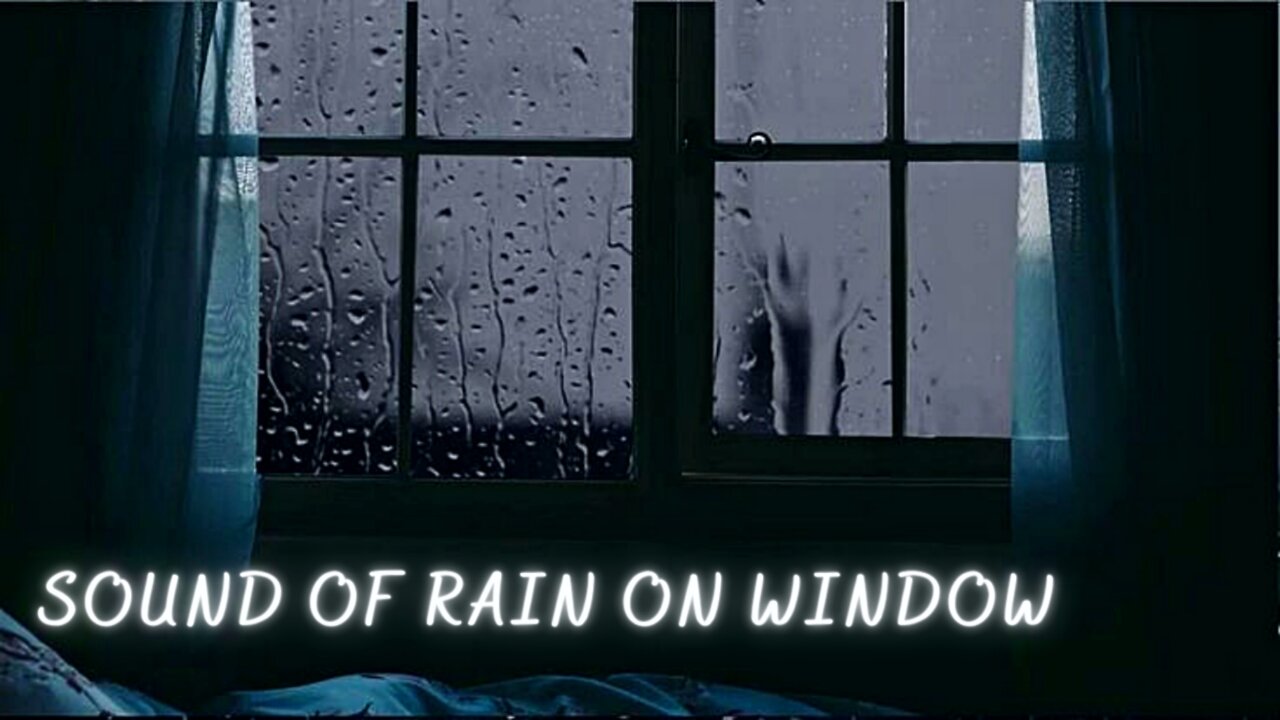 Sleep Fast With Rain On Window Sounds For Sleeping 🌧️ [ Rain Sounds For Sleeping Thunder ]