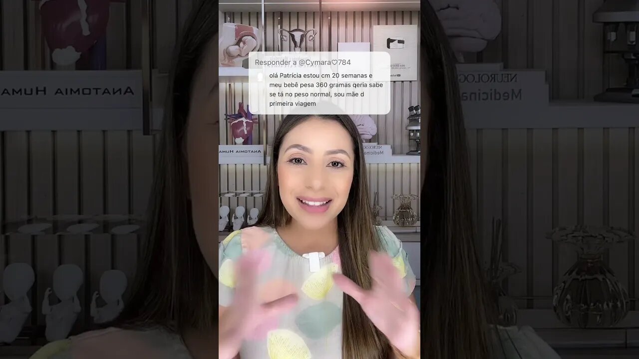 Qual é o peso do feto ideal com 20 semanas de gravidez