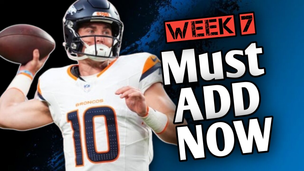 Don’t Sleep on These Week 7 Waiver Wire Picks!