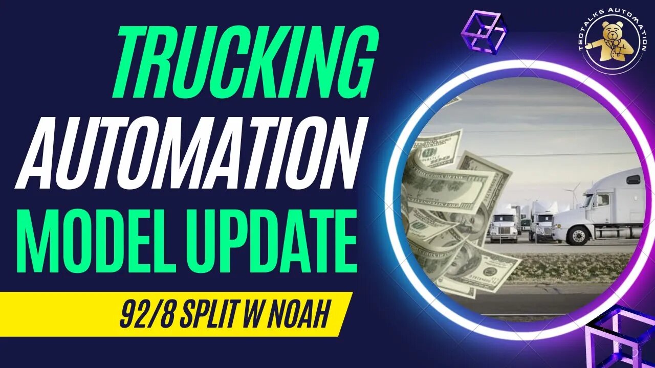 Nov 2022 - Trucking Model Update, 92/8 Split! $5-7k+ Monthly Passive Income