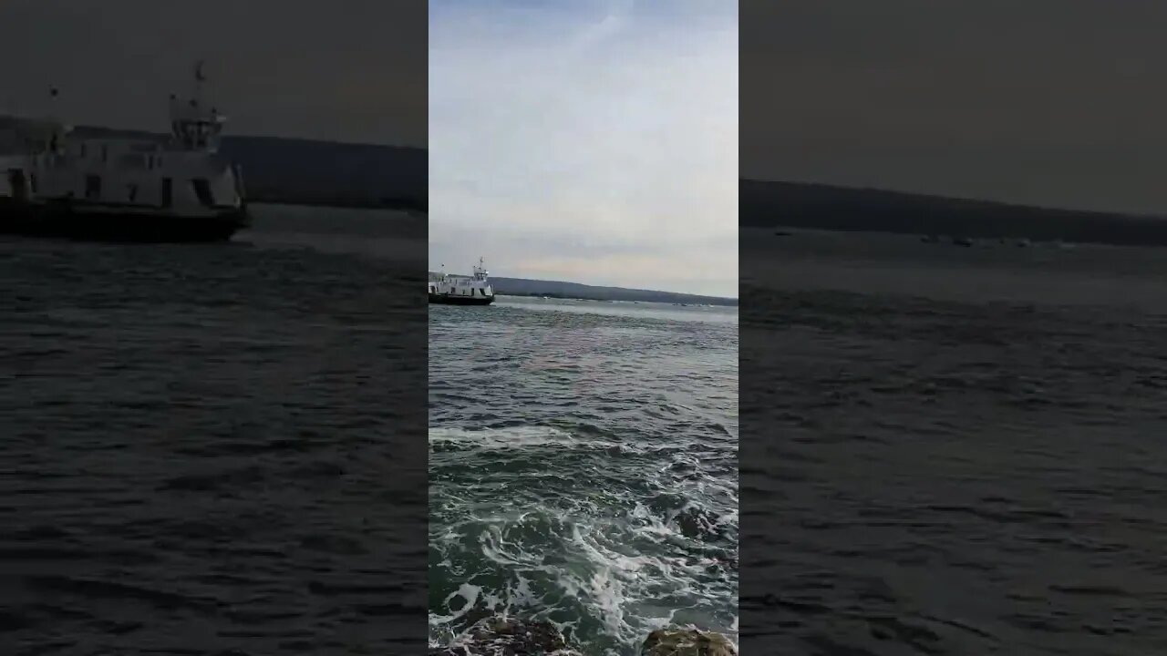 chain ferry to Brownsea Island Testing the Samsung S10 plus 3rd May 2023