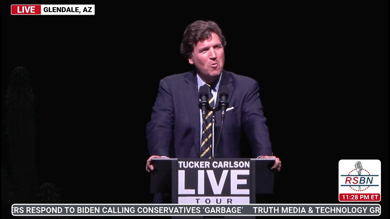 FULL SPEECH: Tucker Carlson Delivers Remarks in Glendale, AZ