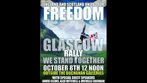 👫 Freedom Glasgow Rally LIVE 👫