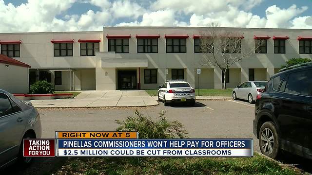 Pinellas Commissioners won't fund school resource officers