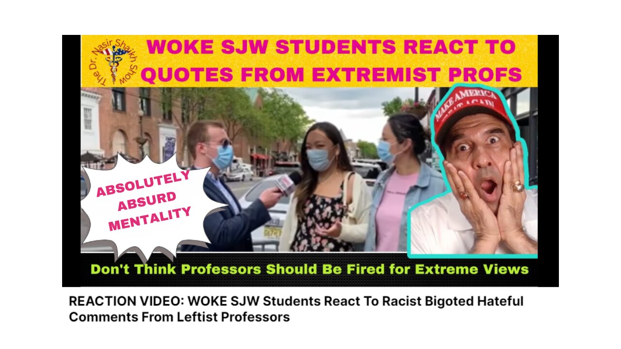 WOKE SJW Students Don't Mind Racist Bigoted Hateful Comments From Leftist Professors