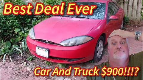 I Won A Car And A Truck All Under $900 Biggest Deal Ever. Mercury Cougar, GMC Envoy XUV