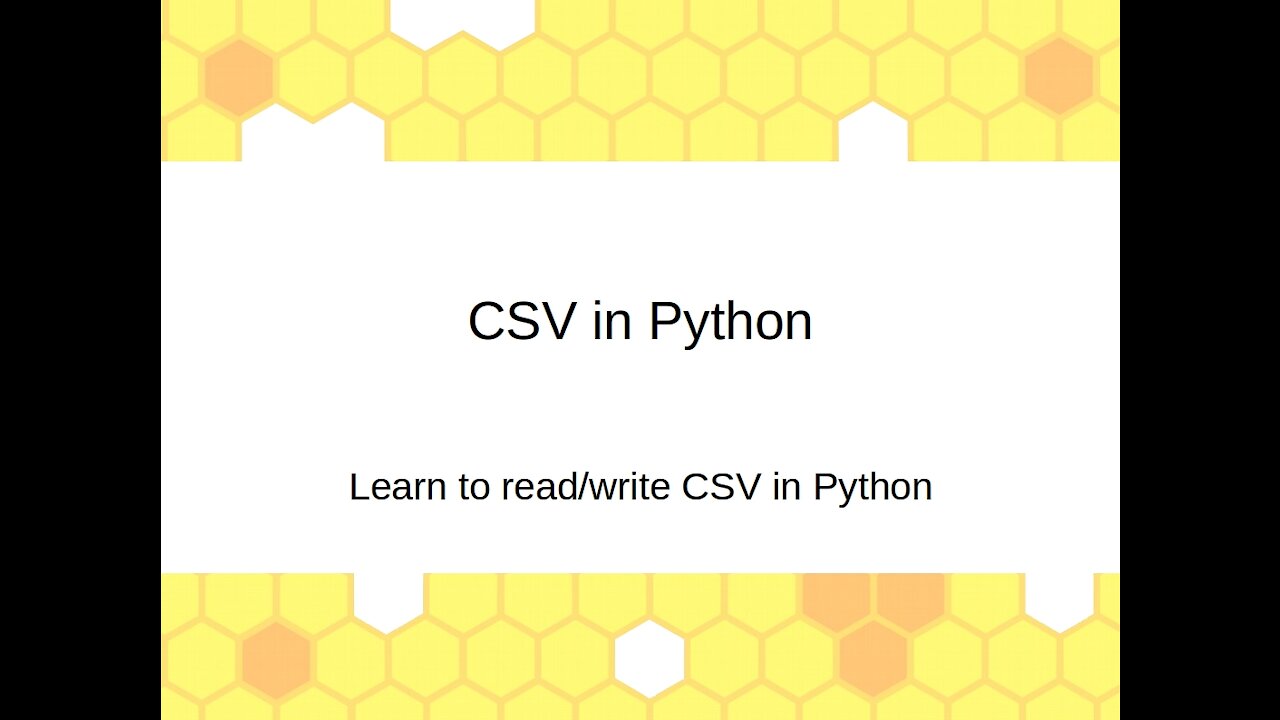 Learn to read/write CSV in Python (Ep. 16)