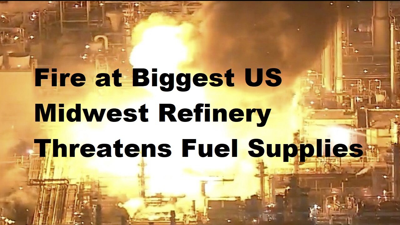 Fire at Biggest US Midwest Refinery Threatens Fuel Supplies