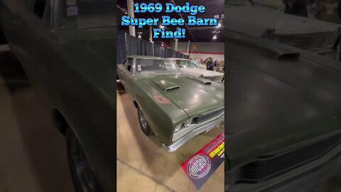 Barn Find 1969 Dodge Super Bee! #shorts